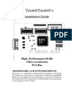 S3 Trio64/Trio64V+: Installation Guide