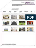 Vocabulary: Home: 1. Check Your Vocabulary: Picture Matching