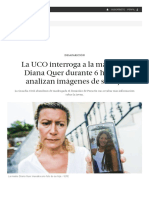 La UCO Interroga a La Madre de Diana Quer Durante 6 Horas y Analizan Imágenes de Su Hija