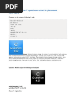 c Questions