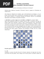 Partidas Comentadas de Xadrez