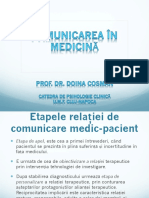 Comunicarea in Medicina