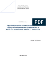Alternative Approaches to Education Kokkuv6te Kadri Allikm2e