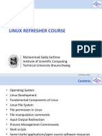 Linux Refresher Presentation