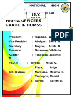 CLASSROOM OFFICERS GRADE 11 Humss