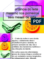 A Importância Do Leite Materno Nos Primeiros Seis