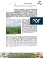 Manejo Eficiente Del Agua Mediante Sistemas de Riego Por Goteo Subsuperficial PDF