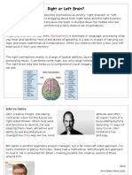 Right or Left Brain