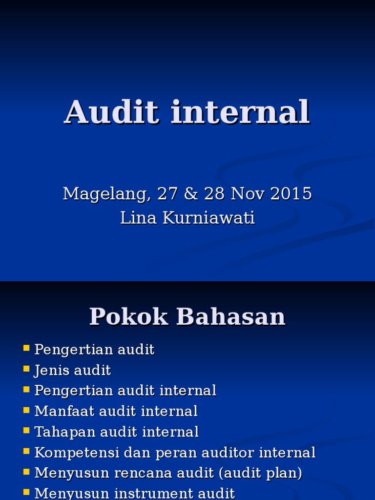Audit Internal