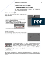 Tornando-Se Profissional em Blender 3D-Modelando Um Personagem Simples (Collection)