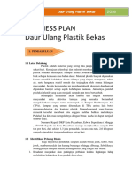 Daur Ulang Plastik Bekas - Bisnis Plan