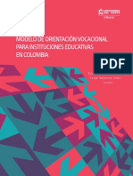 Modelo de Orientación Vocacional para Instituciones Educativas