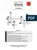 Crucigrama - Solucion - CIPA - JULIFA - Administracion Financiera X