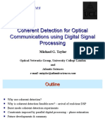 Atlantic Sciences: Coherent Detection For Optical Communications Using Digital Signal Processing