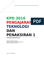 Rancangan Instruksional KPD 3016 Sem1 2016 2017