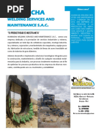 Brochure Huaracha Welding1