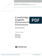 Cambridge English Pronouncing Dictionary18 Paperback Frontmatter PDF