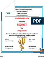 Megawati: Piagam Perhargaan