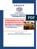 Herramientas para La Elaboracion de Matriz de Riesgos Por Puesto y Por Empleado 1ra - Temporada