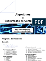 AULA 3 4 Algoritmos Programação Computadores