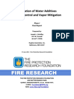 EvaluationWaterAdditives For Fire Control and Vapour Mitigation PDF