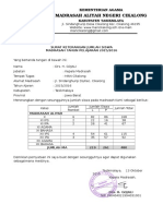 Format Keterangan Jumlah Siswa 2015 Man Cikalong