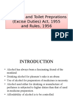 Medicinal and Toilet Preparation Act 1955