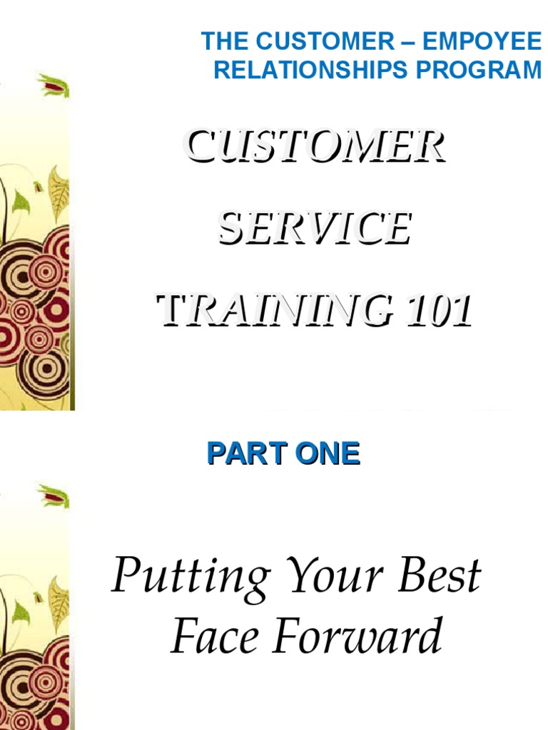 Customer Service Training PDF Nonverbal Communication Empathy