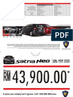 Proton Satria Neo Brochure