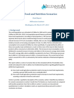 Global Food and Nutrition Scenarios: 1. Background