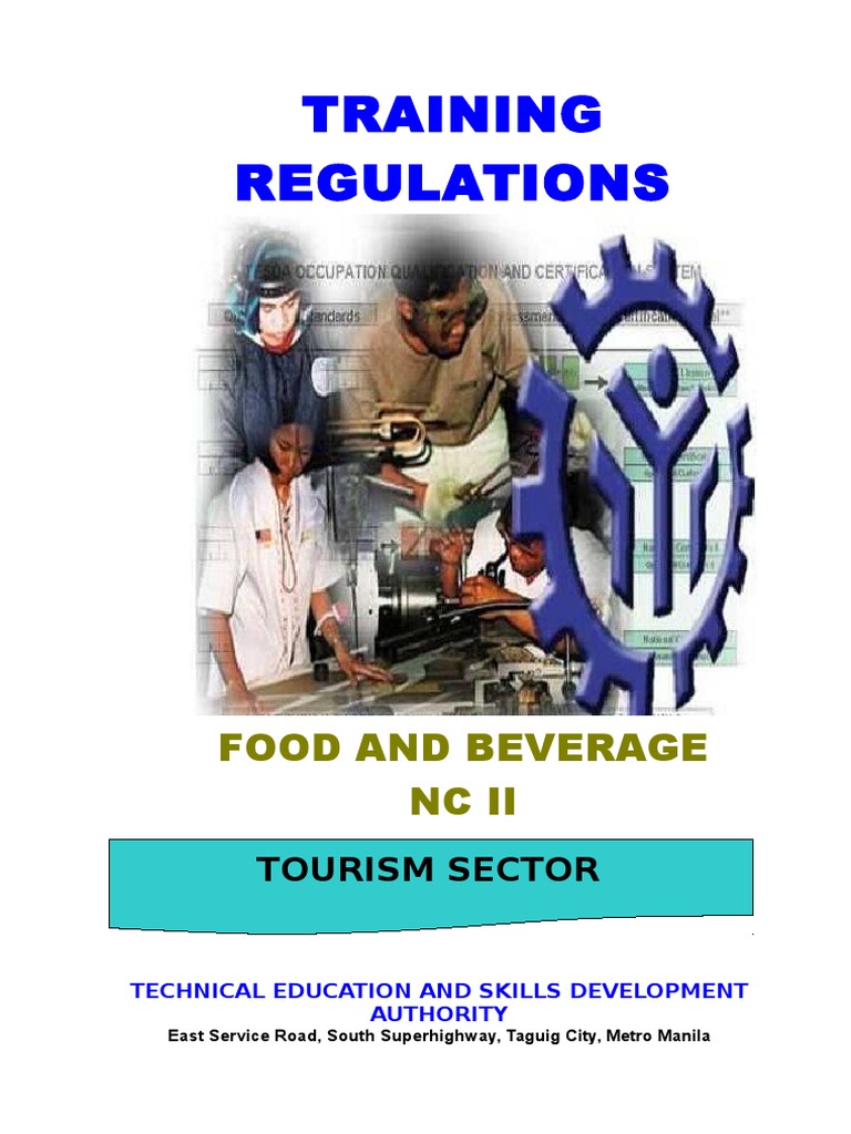 Training Regulations Food and Beverage NC Ii PDF