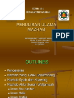 1penulisan Utama Mazhab