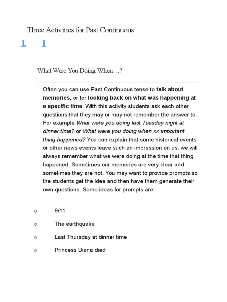 Essay past continuous image