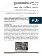 Smart Traffic Signal Using Parallel Plate Capacitor