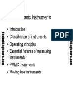 Basics of Instrumentation