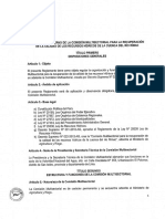 Reglamento de La Comisión Multisectorial para La Recuperación de La Calidad de Los Recursos Hídricos de La Cuenca Del Río Rímac