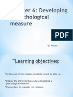 Developing a Psychological Measure