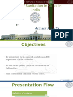 Status of Sanitation in Cities in India: Arihant Rokadia