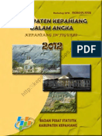 Kabupaten Kepahiang Dalam Angka 2012