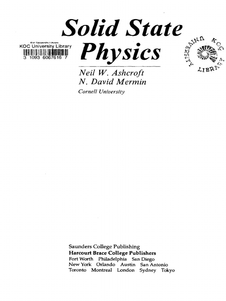 solid state physics research papers