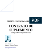 Direito Comercial Angolano - Contrato de Suplemento--Augusto Kengue Campos