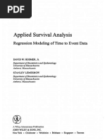 Hosmer D.W., Lemeshow S. Applied Survival Analysis PDF