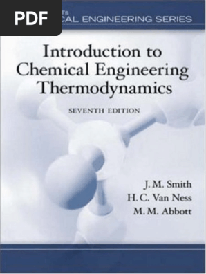 Introduction To Chemical Engineering Thermodynamics 7th Ed Pdf Thermodynamics Chemical Product Engineering