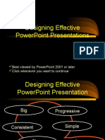 Designing Effective PowerPoint Presentations