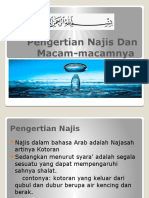 Pengertian Najis Dan Macam-Macamnya