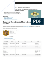 Delaware Inmate Search Department of Corrections Lookup
