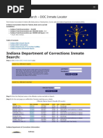 Indiana Inmate Search Department of Corrections Lookup