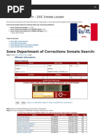 Iowa Inmate Search Department of Corrections Lookup