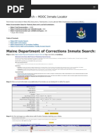 Maine Inmate Search Department of Corrections Lookup