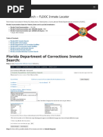  Florida Inmate Search Department of Corrections Lookup